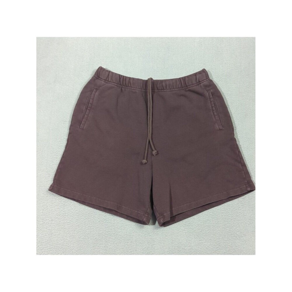 Skims Shorts Men's S Purple Terry Fleece Gym Lounge Casual Drawstrings